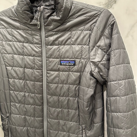 Grey Nano Puff Patagonia Packable Down Parka Jacket Gray XS excellent condition - Picture 5 of 7